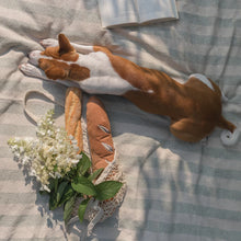 Load image into Gallery viewer, Voted Favorite!!            LE BAGUETTE  Enrichment Pockets + Squeaky Play