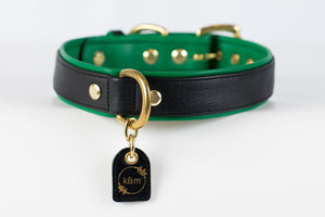 Genuine Leather Dog Collar: Ravenna Collar