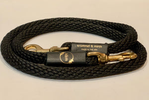 Gstaad Dog Lead Midnight Black Pick your perfect pair! Then select a luxurious leather Grip (sold separately) to create a timelessly stylish & functional leash